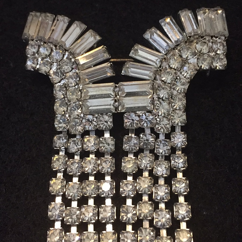 Vintage Rhinestone Brooch - Picture 2 of 4